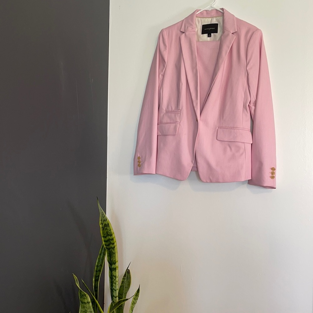 Banana Republic Blush Pink Blazer/Suit Set